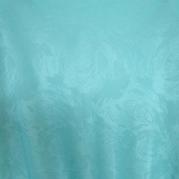 1980s vintage blue green midi belt dress size extra small xs - Picture 4 of 6